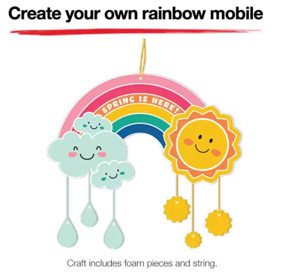 Rainbow Mobile - Kids Zone JCPenney