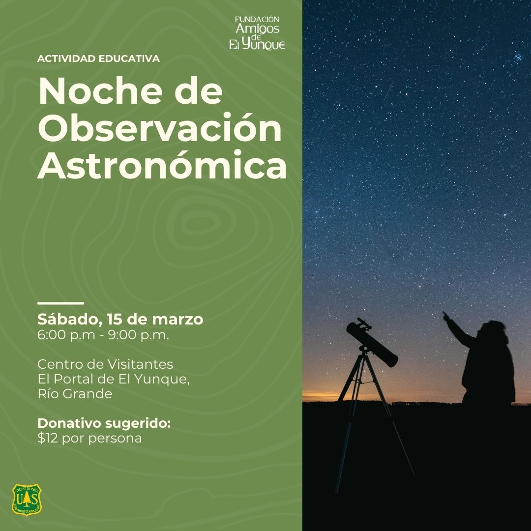 9na Noche de Observación Astronómica - Fundación Amigos de El Yunque