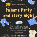 Pijama Party and story night - Aprendamos Juntos