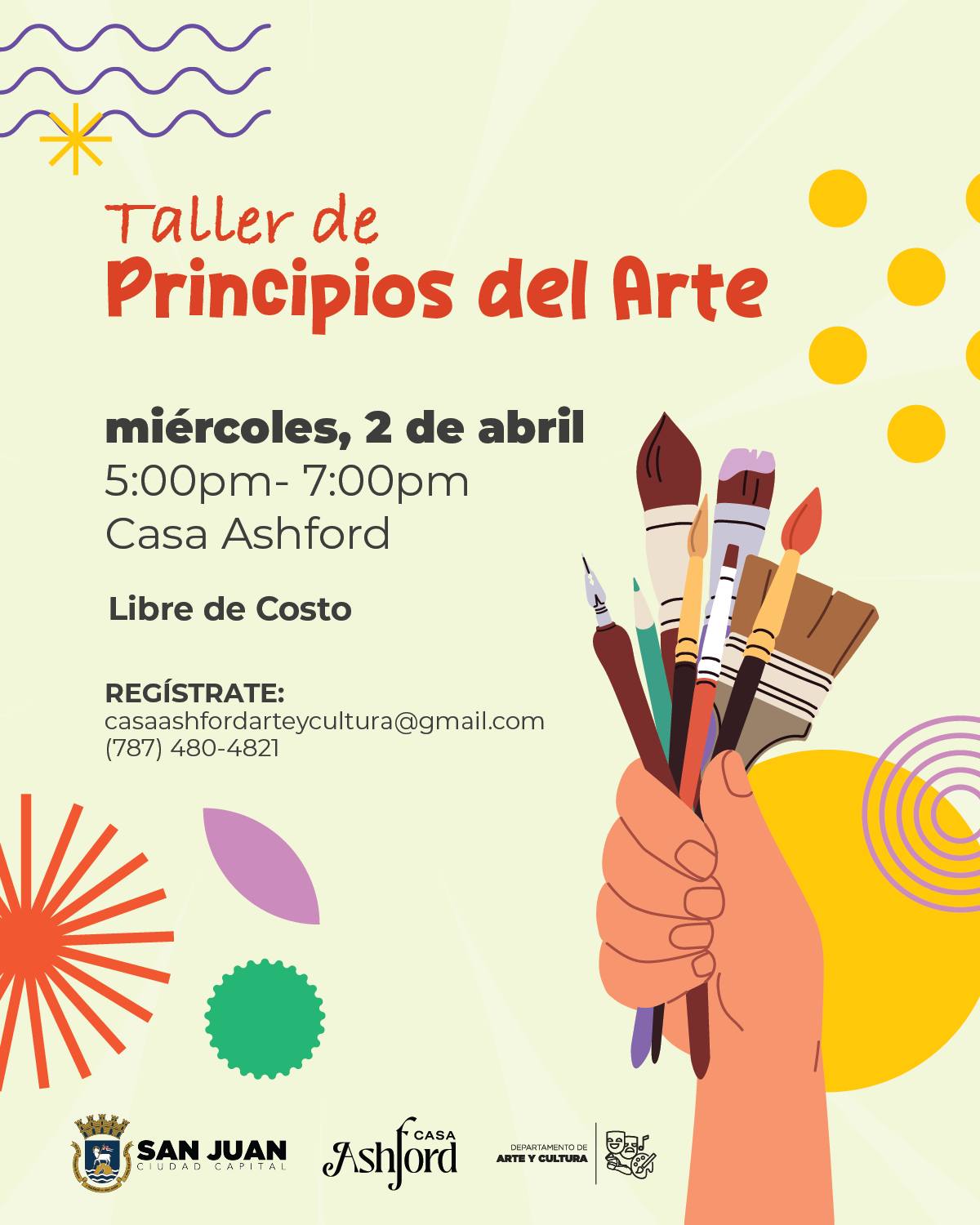 Taller: Principios de Arte - Casa Ashford