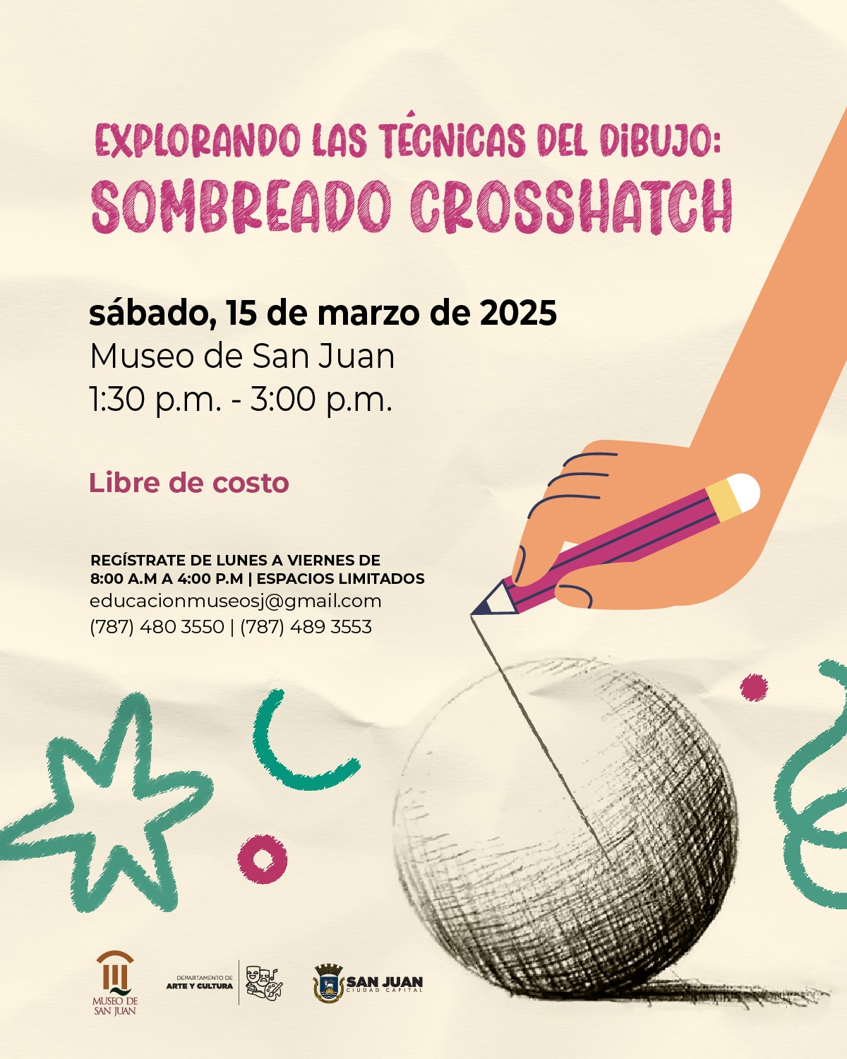 Sombreando Crosshatch - Museo de San Juan