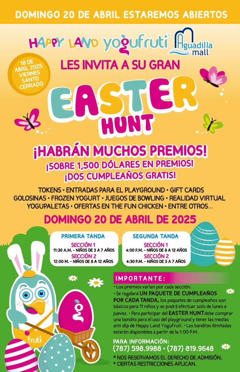 Easter Hunt - Happy Land Yogufruti