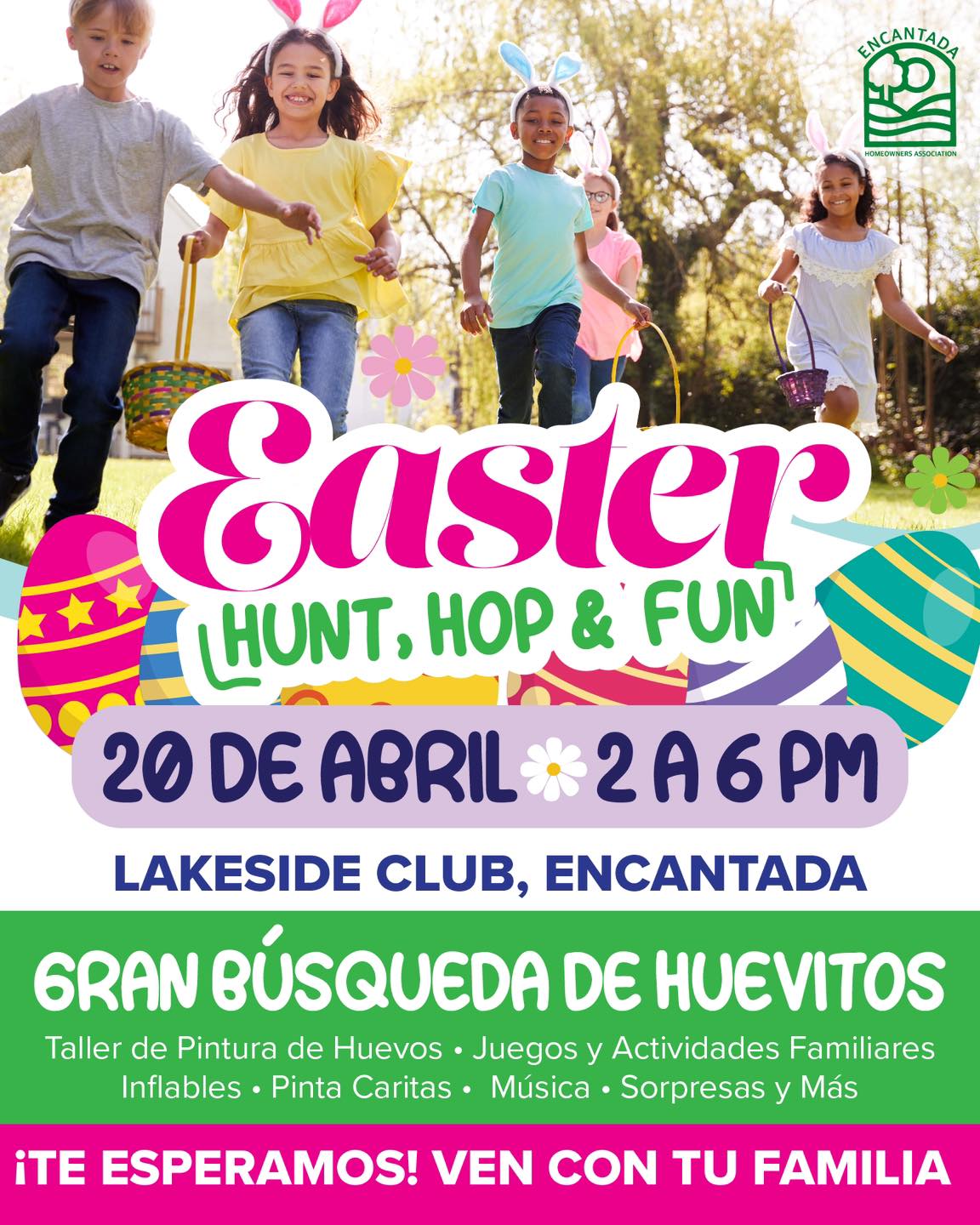 Easter Hunt, Hop and Fun - Encantada