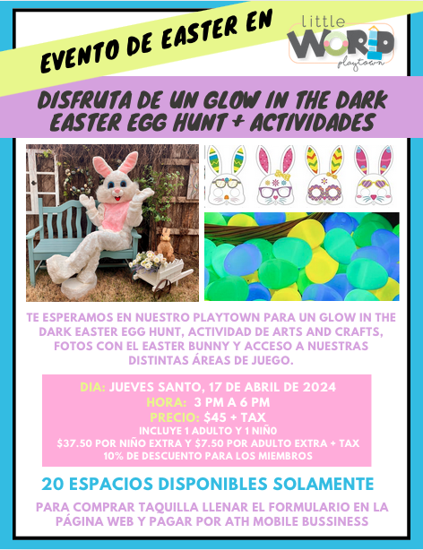 Glow in the Dark Easter Egg Hunt - Little World Play