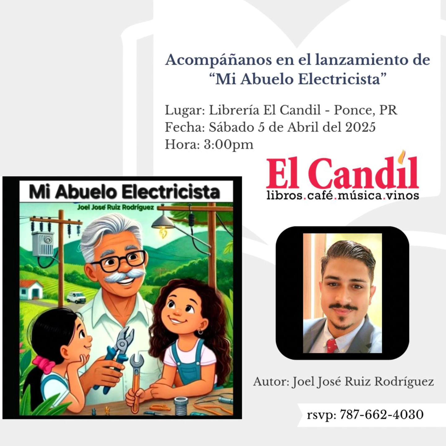 "Mi abuelo electricista"- Librería El Candil