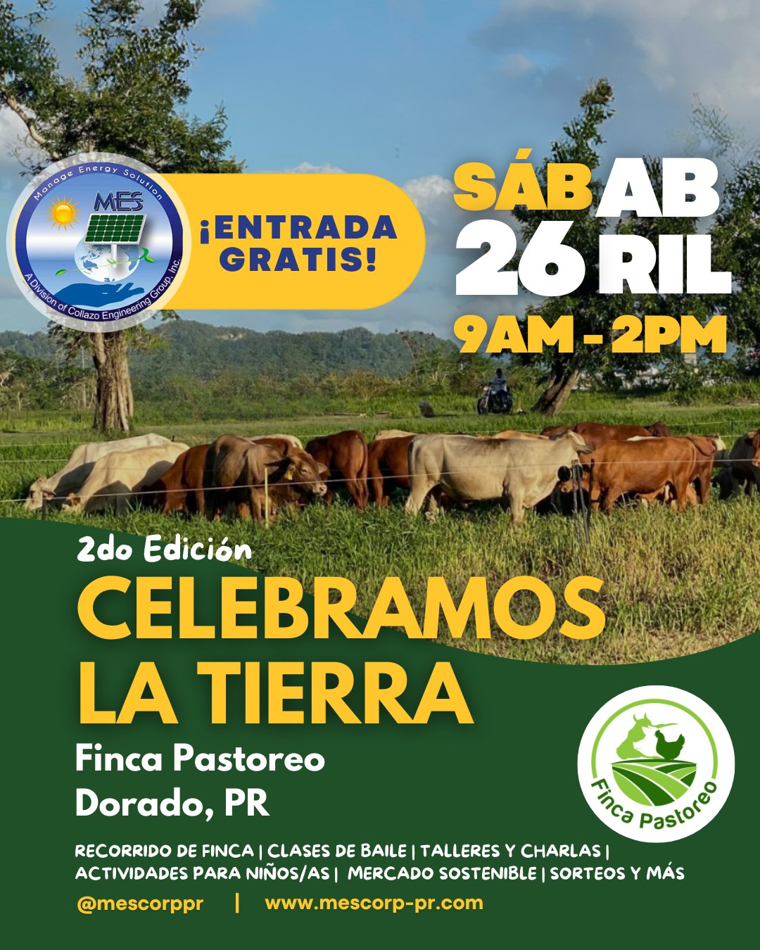 2da Edición: Celebramos la Tierra - Finca Pastoreo
