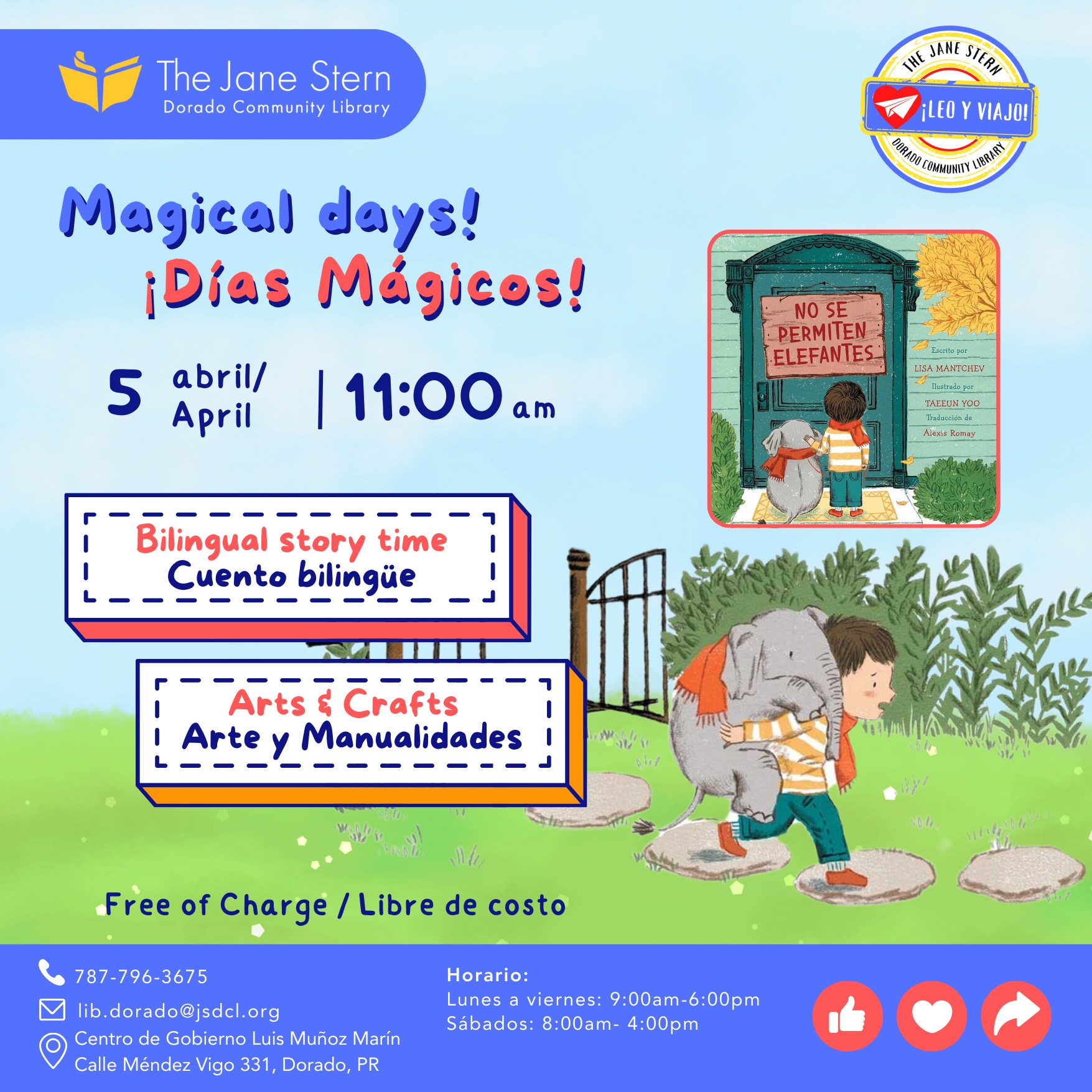 Días Mágicos - Biblioteca Jane Stern