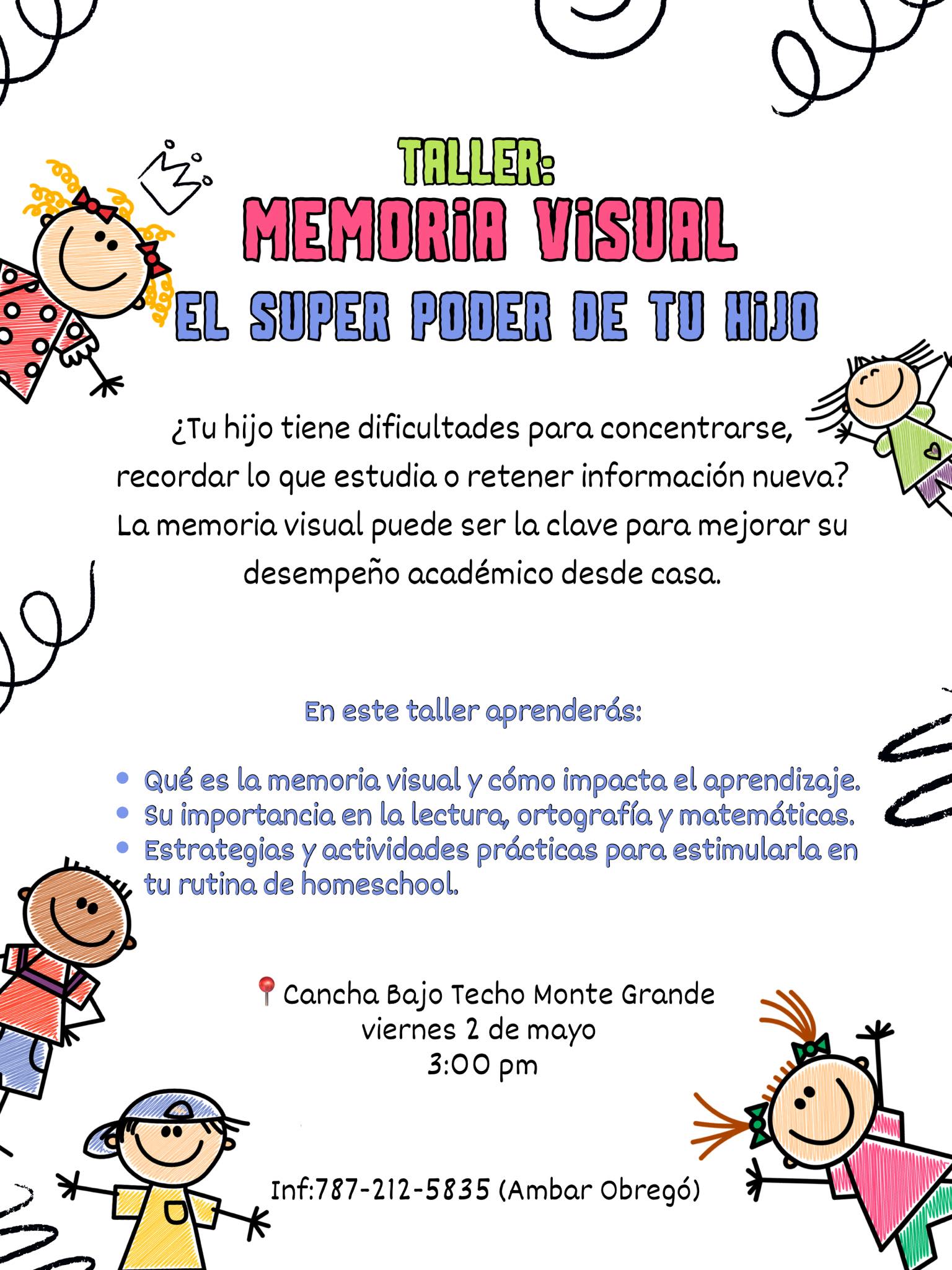 Taller: Memoria Visual, El superpoder de tu hijo - RADIKAL Homeschooling Group