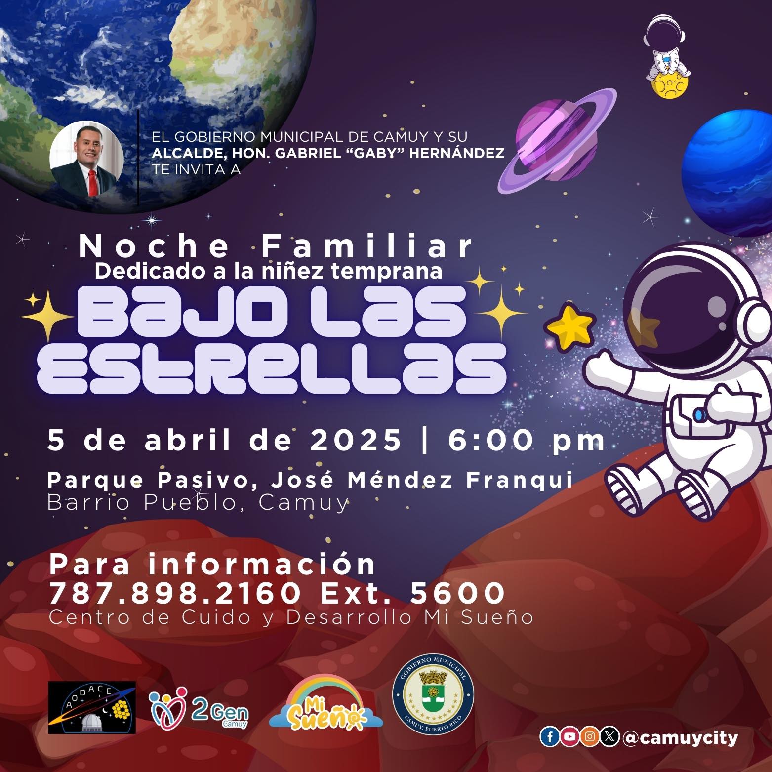 Noche Familiar bajo las Estrellas