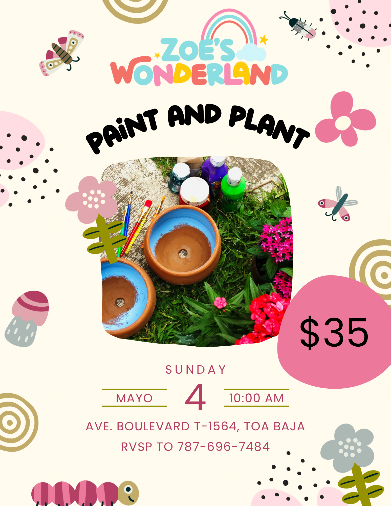 Paint and Plant - Zoe’s Wonderland