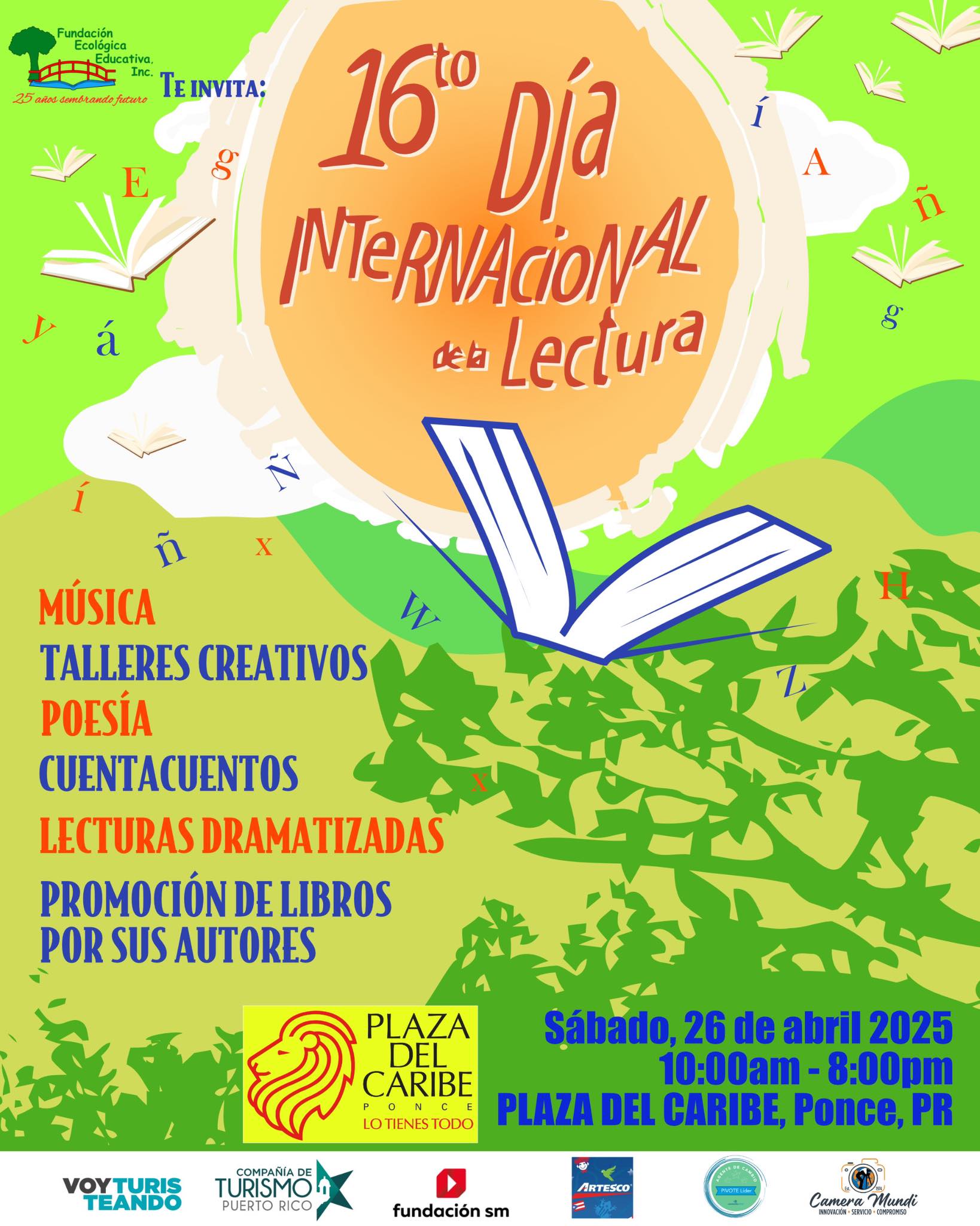 16 Día Internacional de la Lectura - Plaza del Caribe