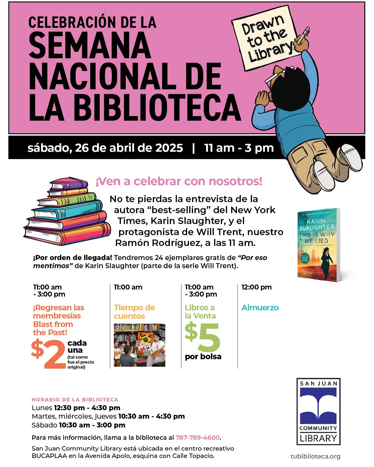 Celebración de la Semana Nacional de la Biblioteca - San Juan Community Library
