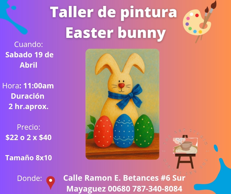 Taller de pintura: Easter Bunny - The Art Studio