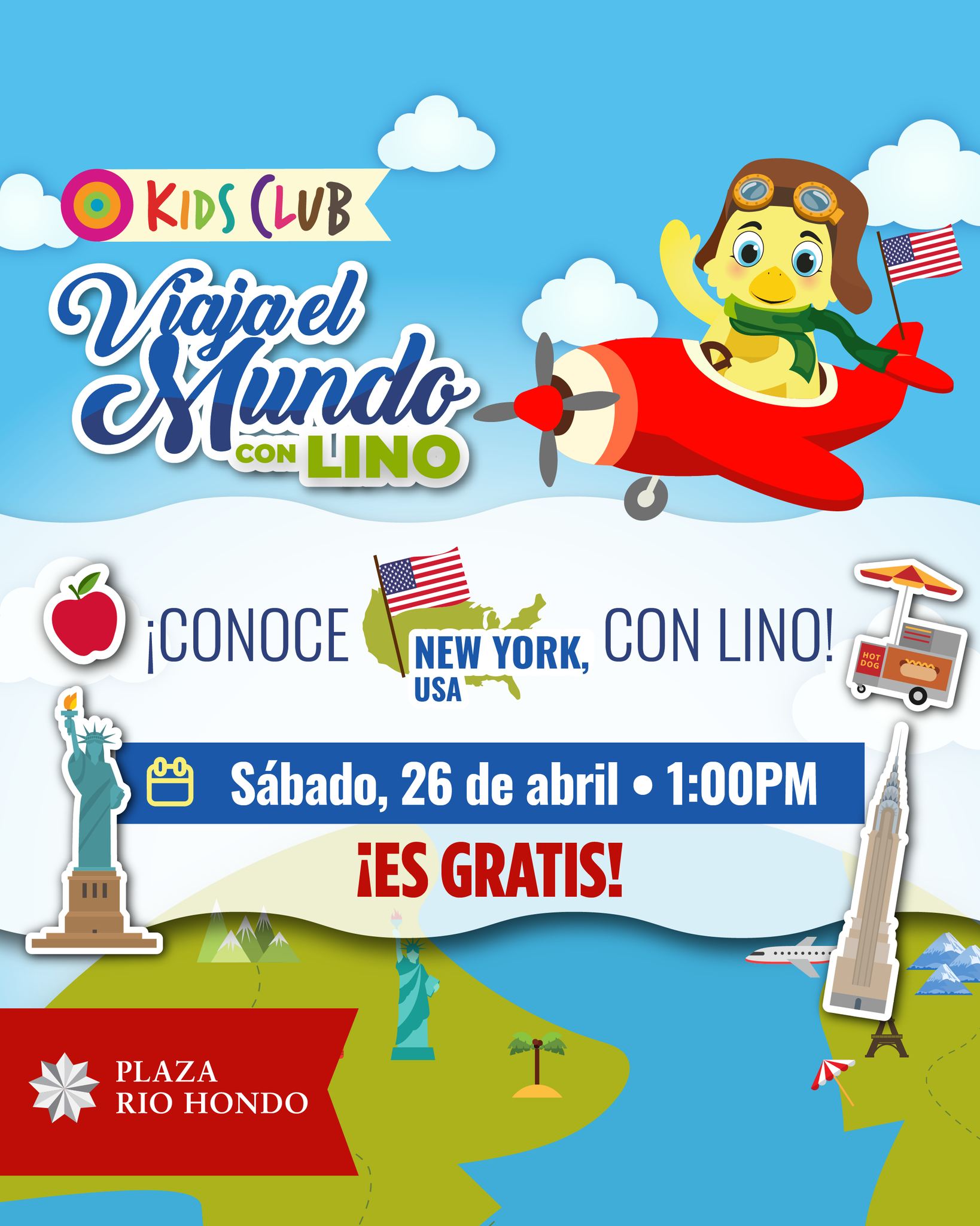 Viaja el Mundo con Lino: New York, USA - Plaza Río Hondo