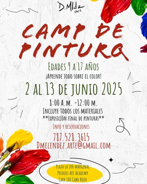 Camp de Pintura – D Meléndez (2 al 13 de junio)