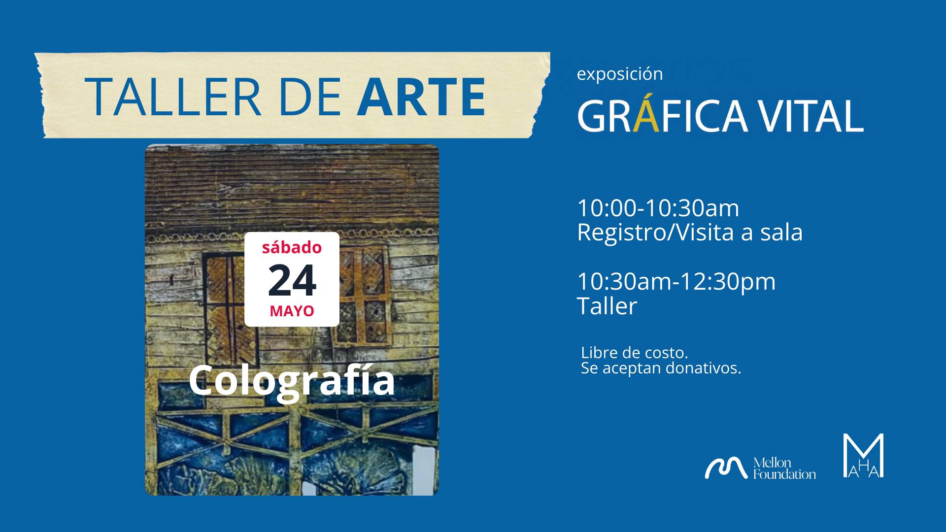 Taller de Arte: Colografía - Museo de Historia, Antropología y Arte