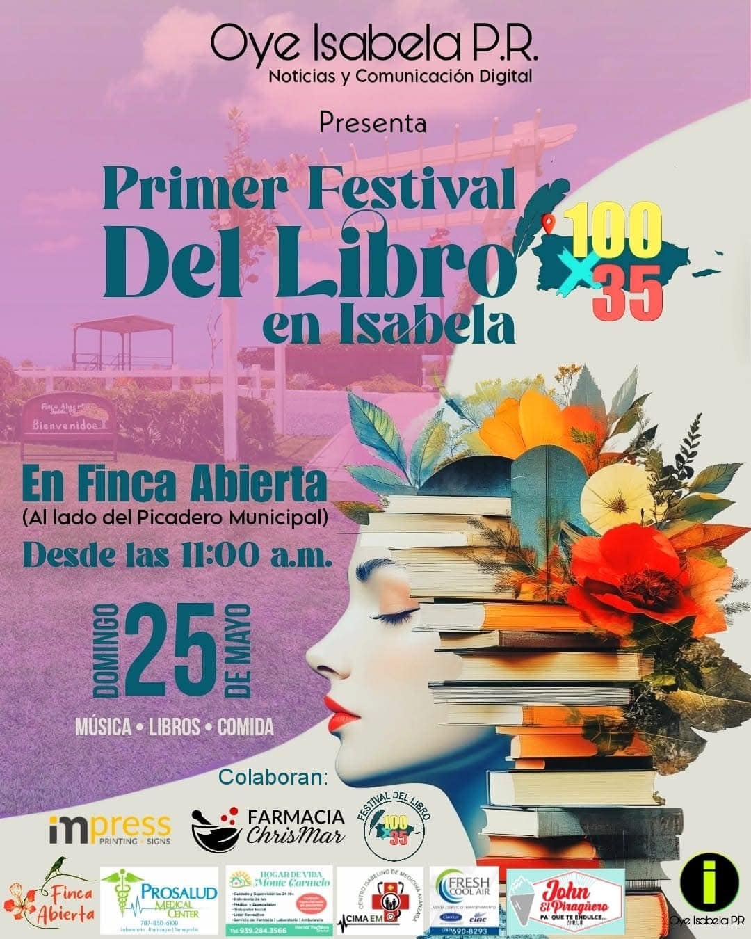 1er Festival del Libro 100x35 - Isabela