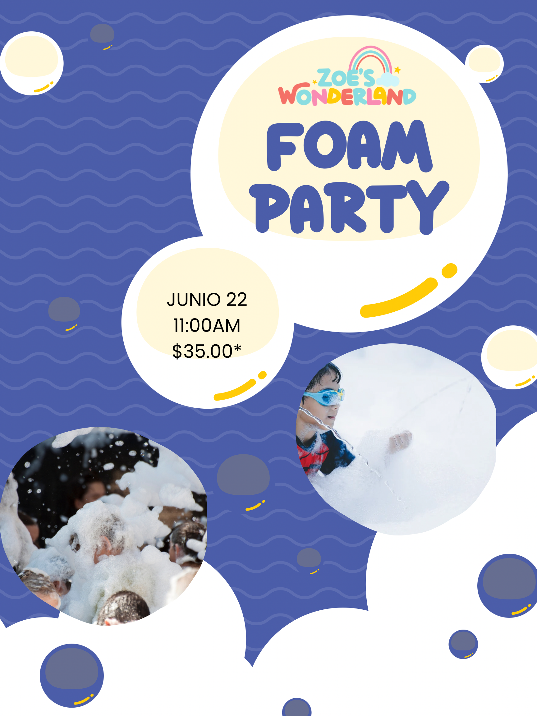 Foam Party - Zoe’s Wonderland