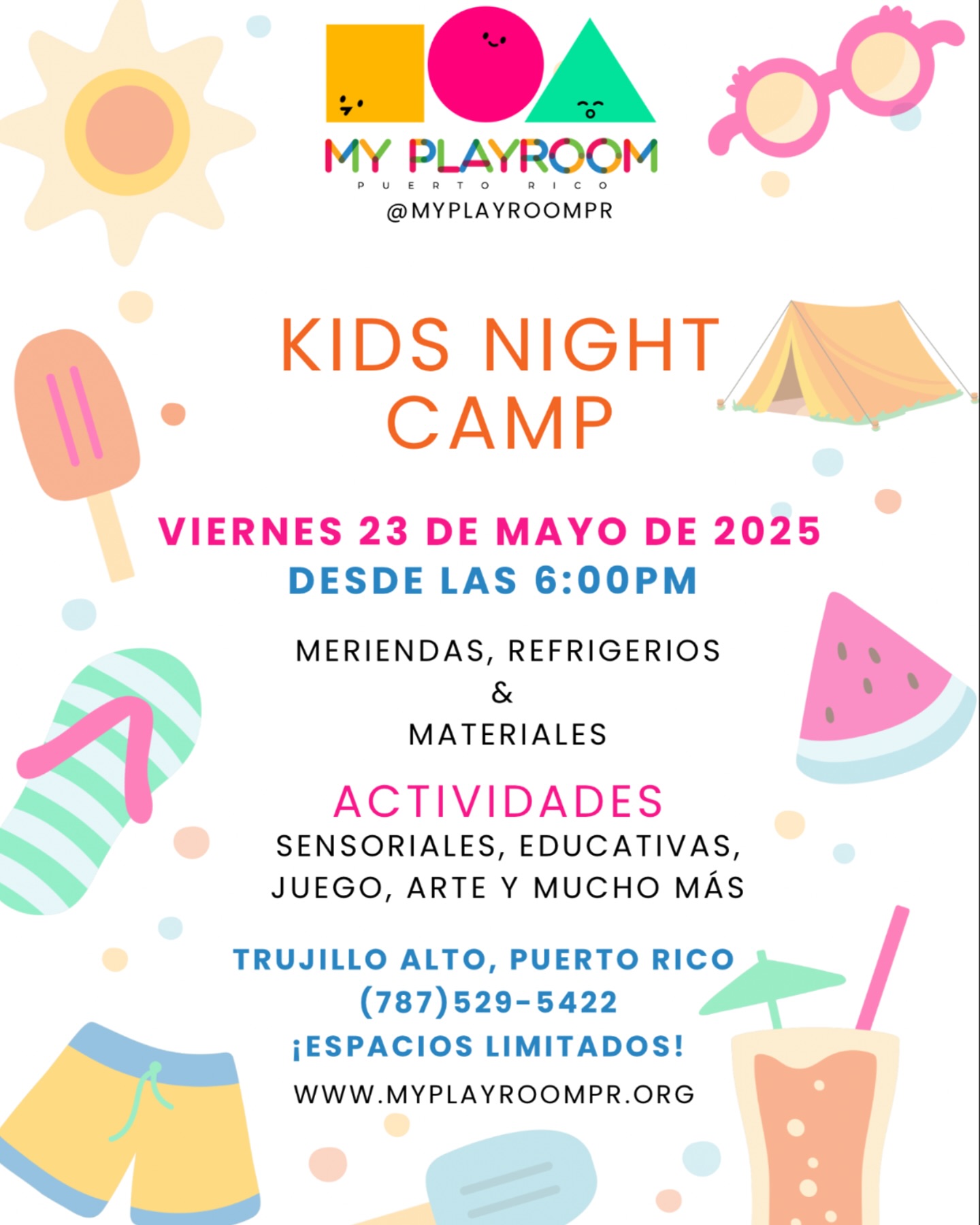 Kids Night Camp - My Playroom
