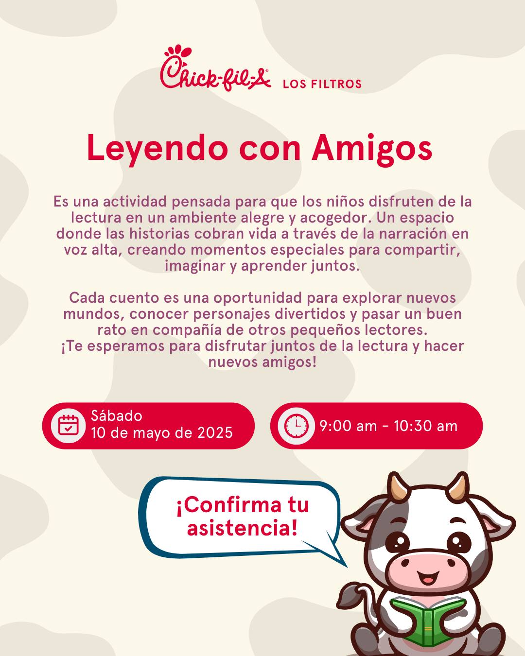 Leyendo con Amigos - Chick-fil-A