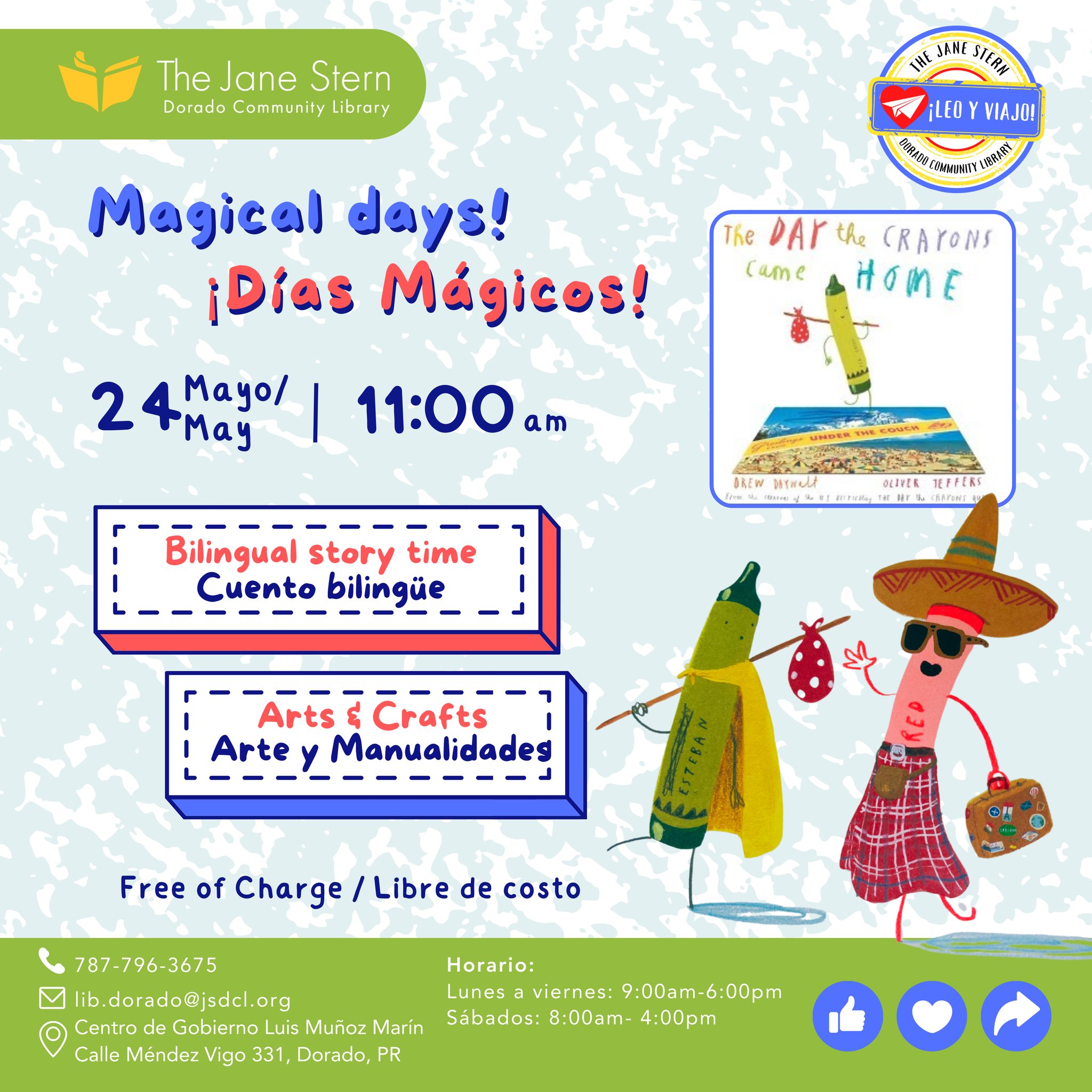 Días Mágicos - Biblioteca Jane Stern