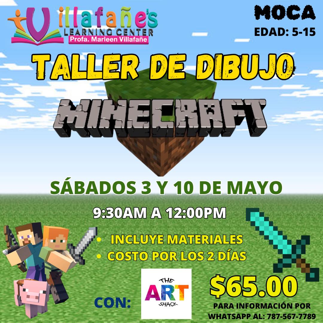 Taller de Dibujo: Minecraft - Villafañe's Learning Center