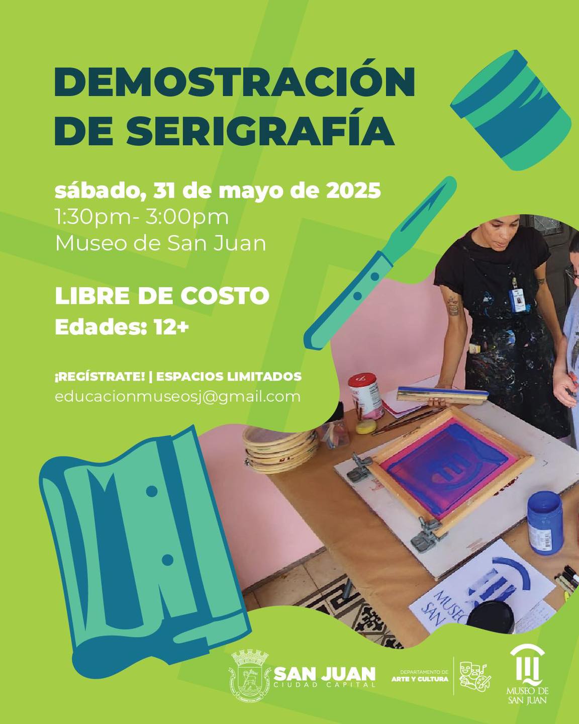 Demostración de Serigrafía - Museo de San Juan
