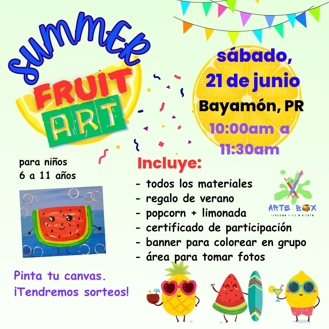 Summer Fruit Art - Arte Box