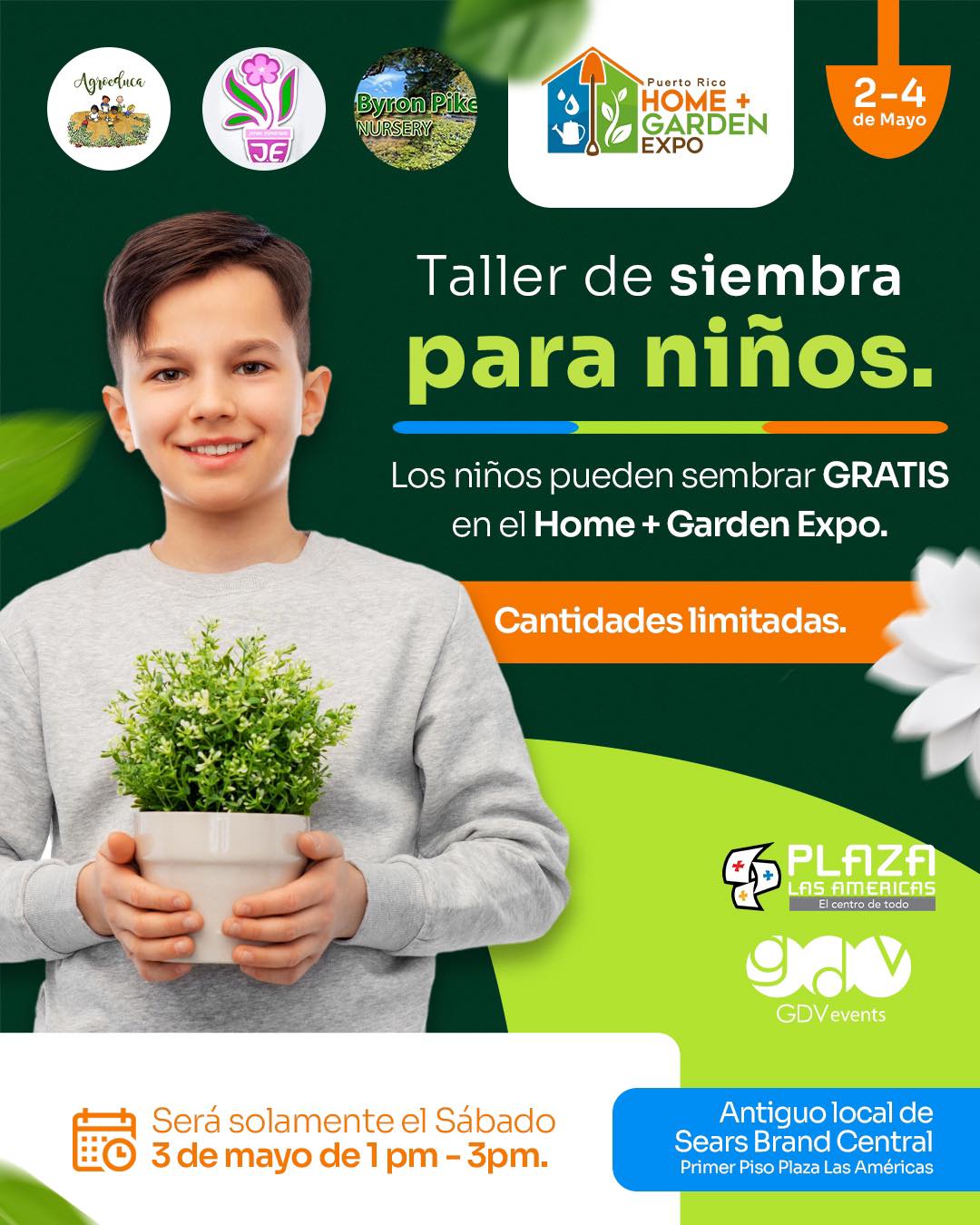 Taller de Siembra para niños - Puerto Rico Garden Expo