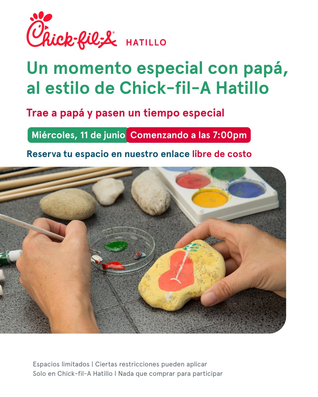 Celebra a Papá con una Manualidad  - Chick-fil-A (Hatillo)