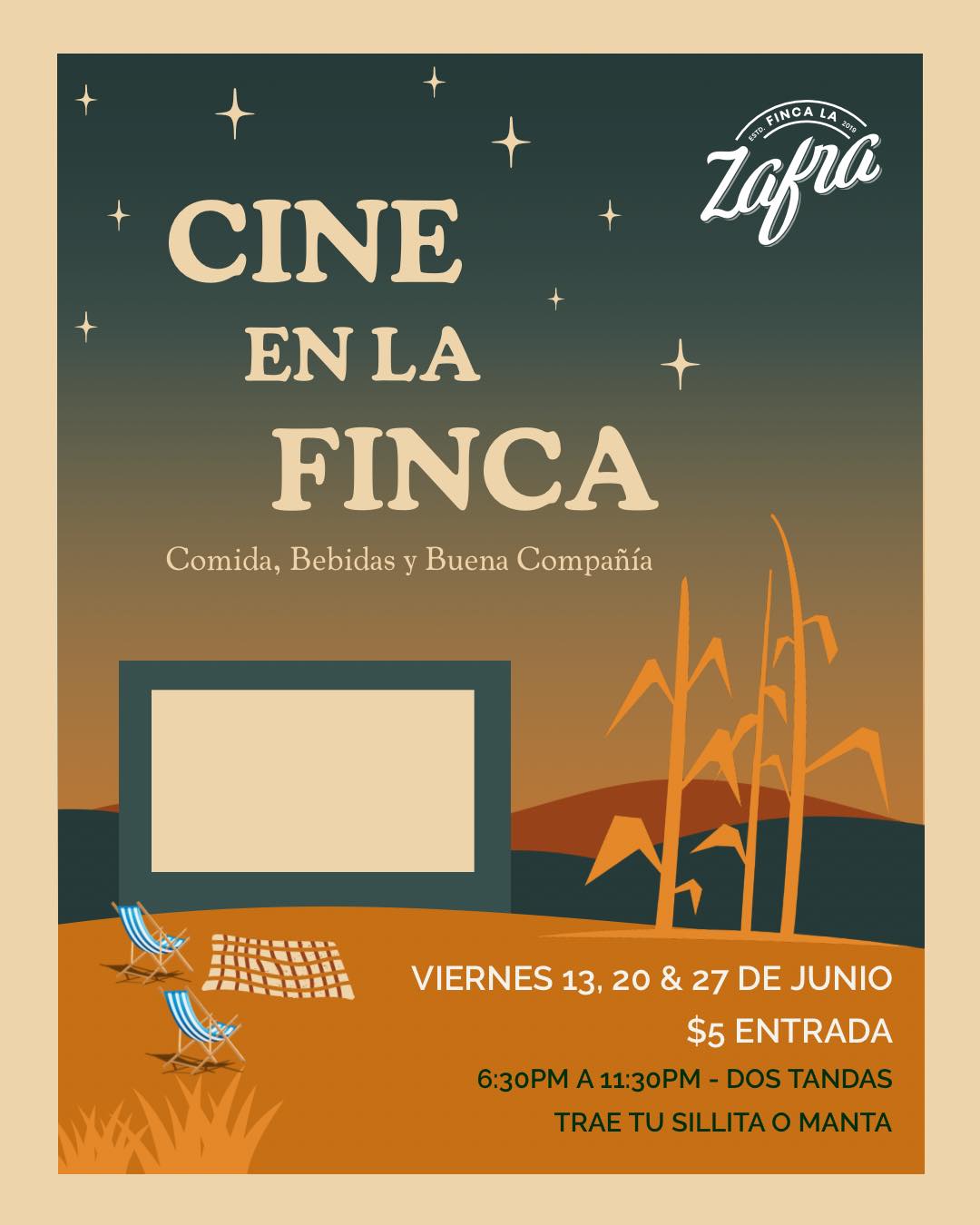 Cine en la Finca - Finca la Zafra