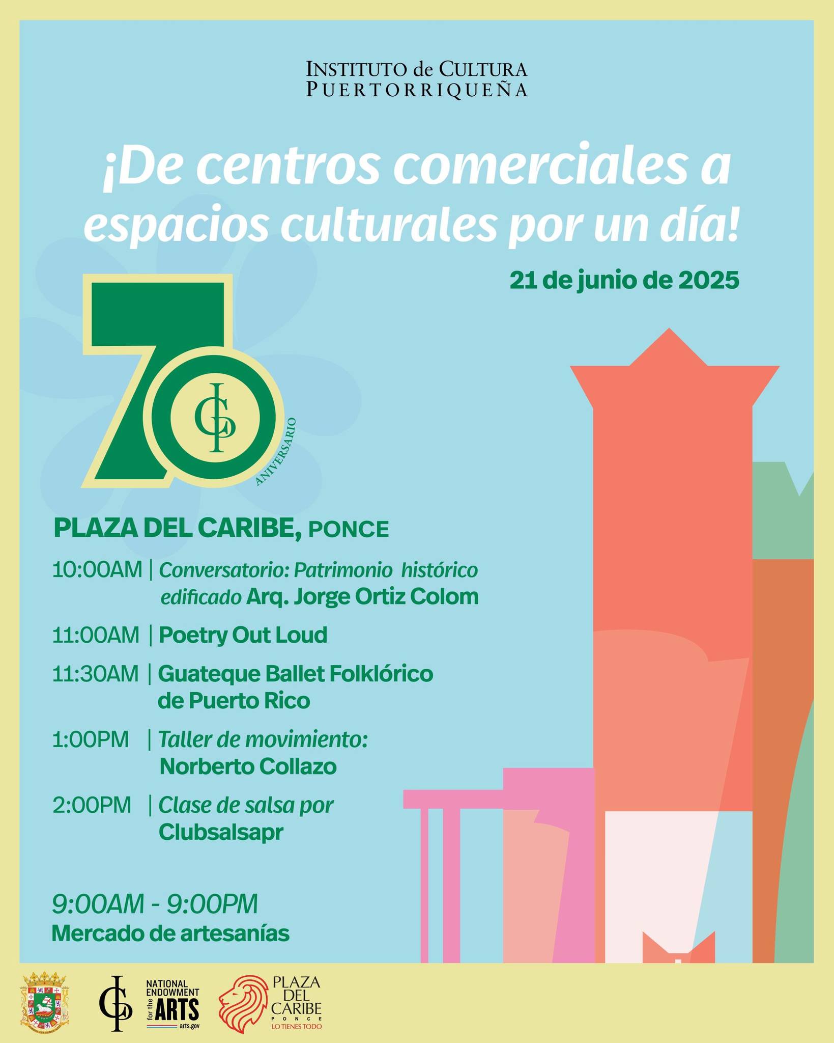 70 años del Instituto de Cultura Puertorriqueña - Ponce