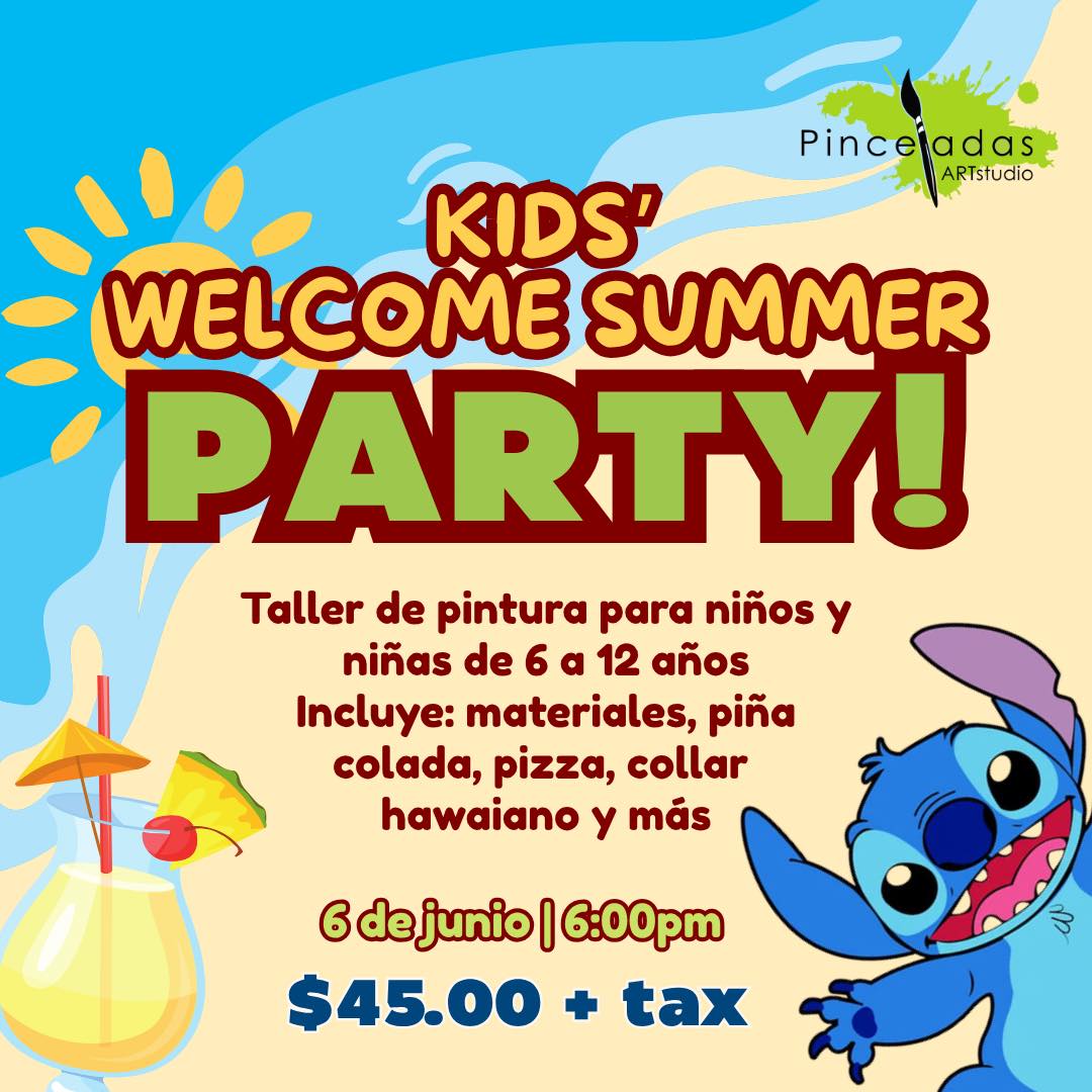 Kids' Welcome Summer Party - Pinceladas Art Studio