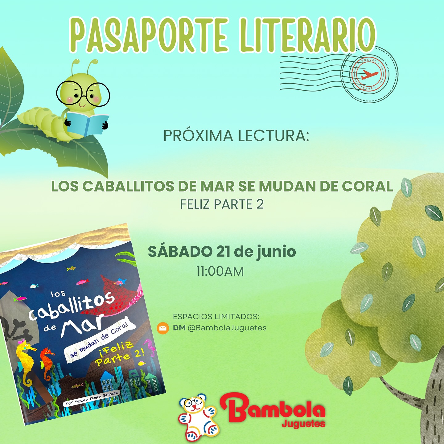 Lectura: "Los caballitos de Mar se Mudan de Coral" - Bambola Juguetes