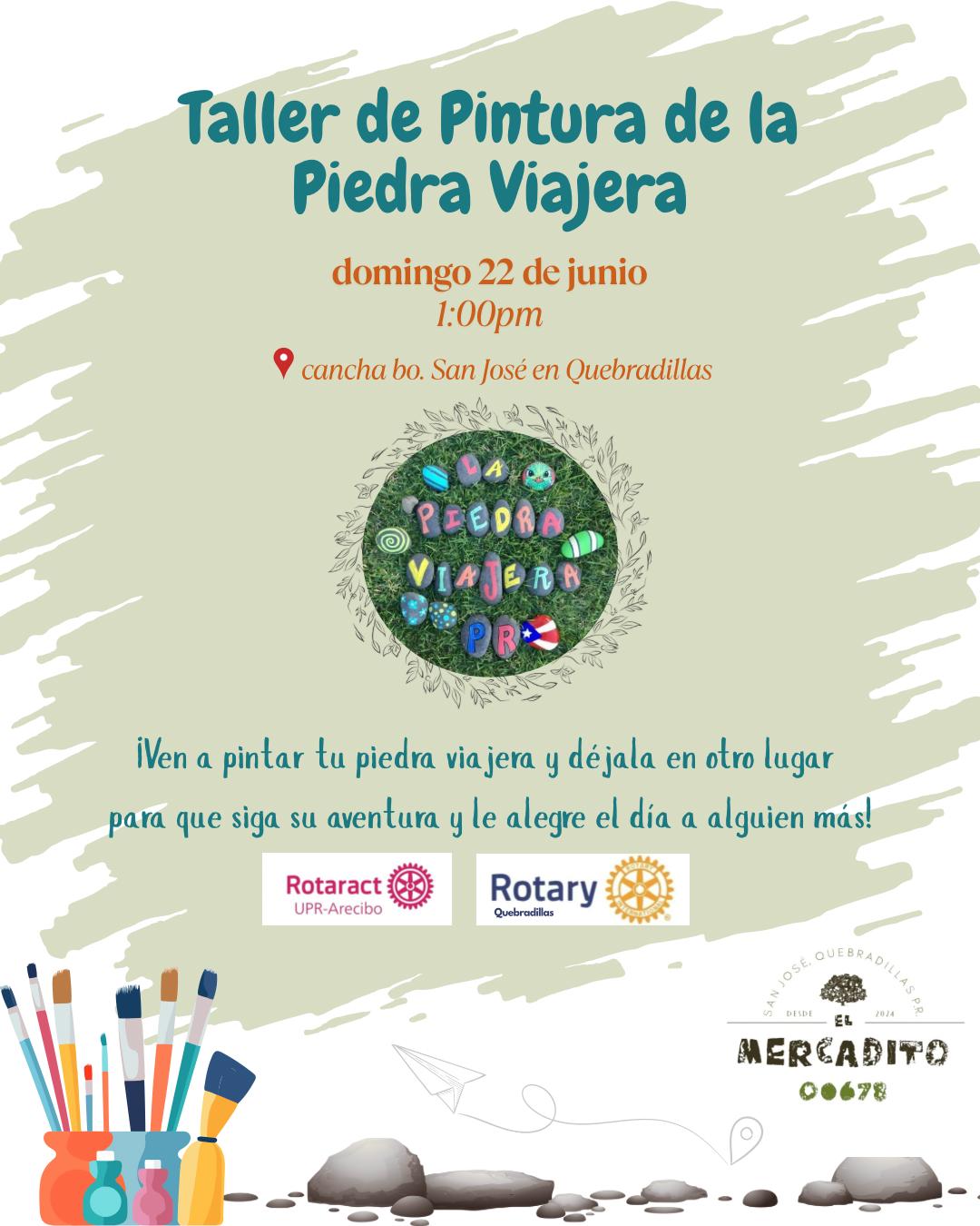 Taller de Pintura de la Piedra Viajera - El Mercadito 00678