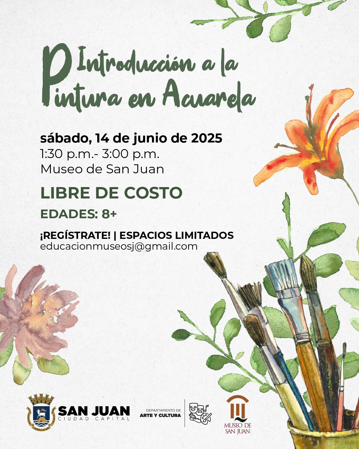 Introducción a la Pintura en Acuarela - Museo de San Juan