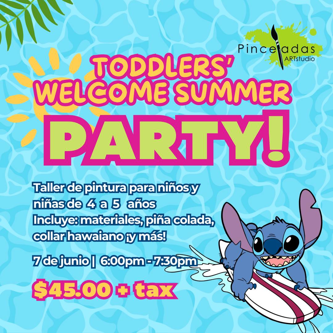 Toddlers’ Welcome Summer Party - Pinceladas Art Studio