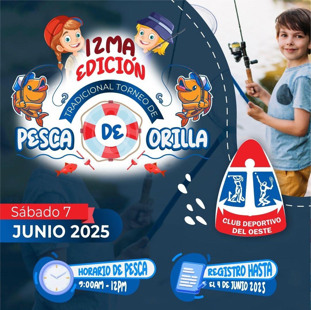 Torneo de Pesca de Orilla - Club Deportivo del Oeste