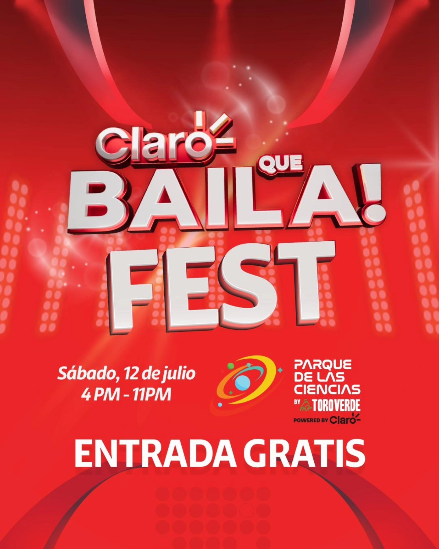 Claro que Baila! Fest - Parque de las Ciencias