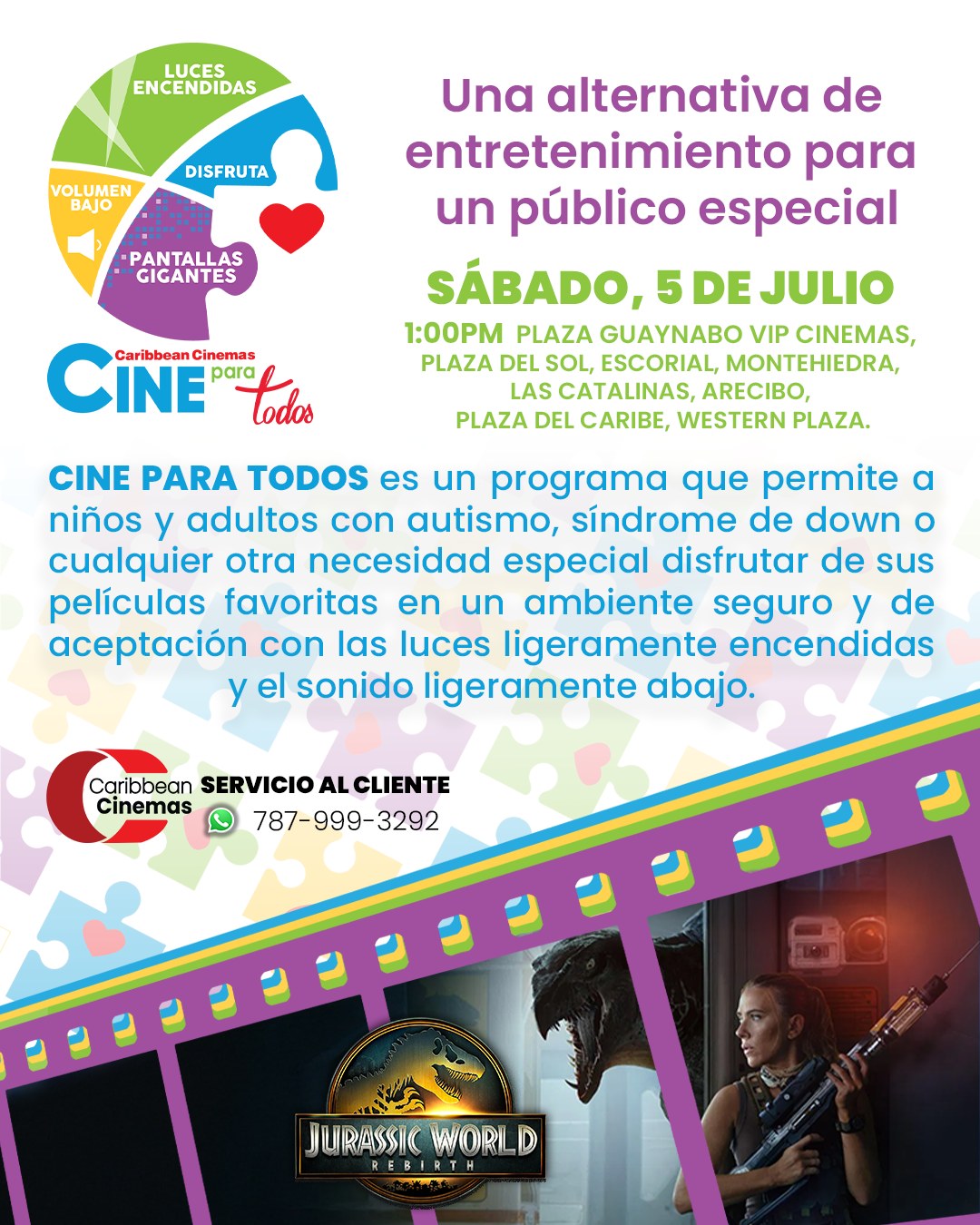 Cine para Todos - "Jurassic World: Rebirth"