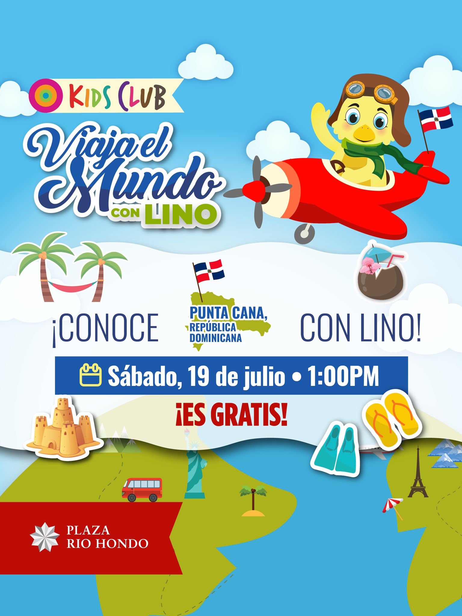 Viaja el Mundo con Lino: República Dominicana - Plaza Río Hondo