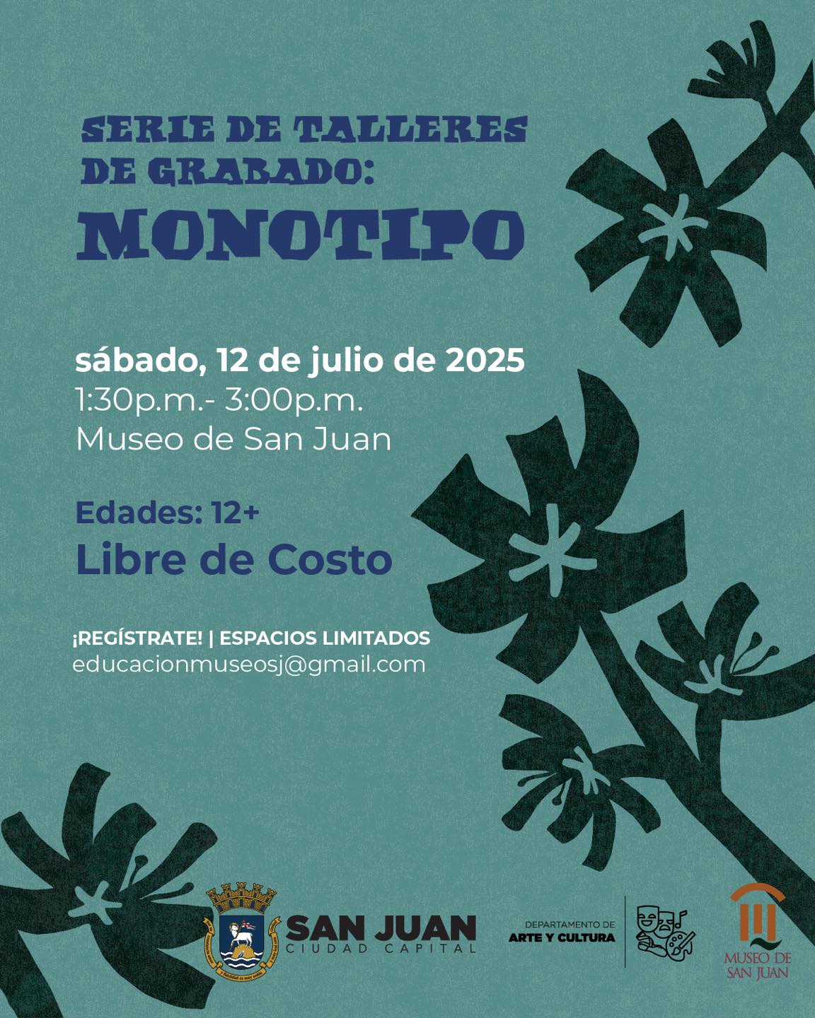 Taller de grabado: Monotipo - Museo de San Juan
