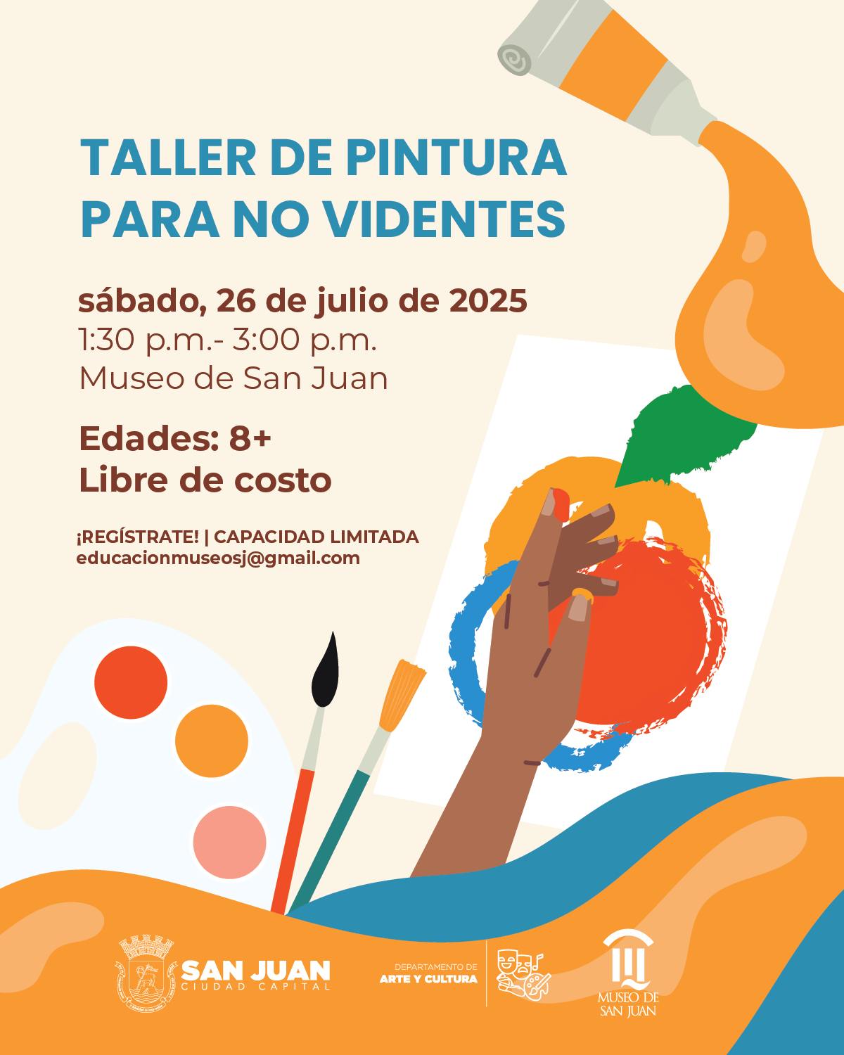 Taller de Pintura para No Videntes - Museo de San Juan