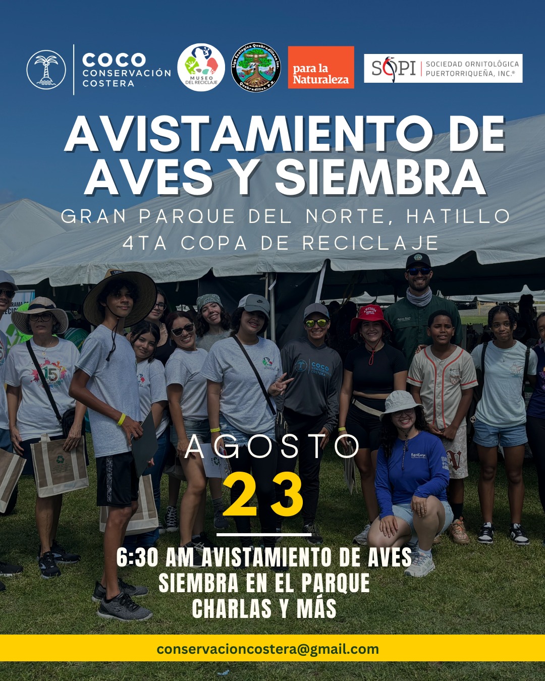 Avistamiento de Aves y Siembra