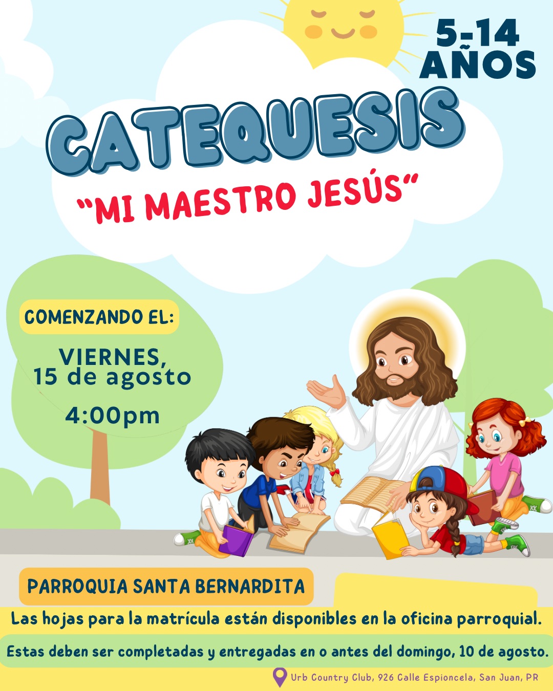 Catequesis “Mi Maestro Jesús”