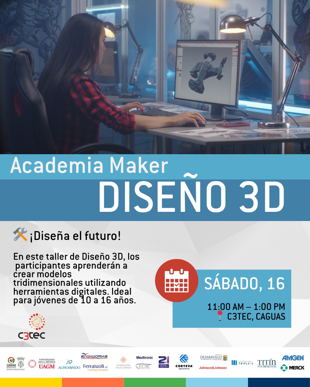 Academia Maker: Diseño 3D - C3Tec