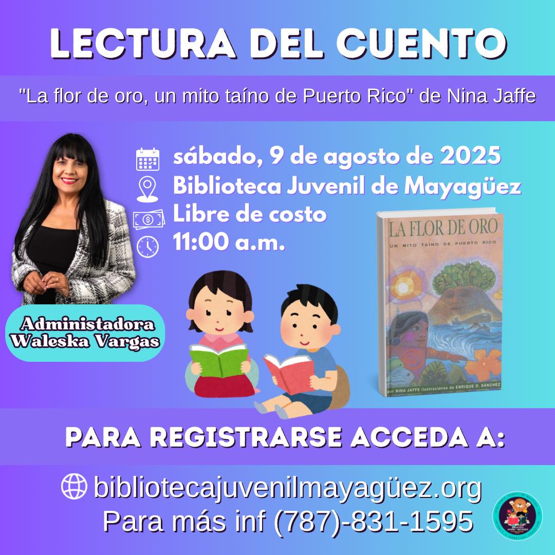 Lectura del cuento - Biblioteca Juvenil de Mayagüez