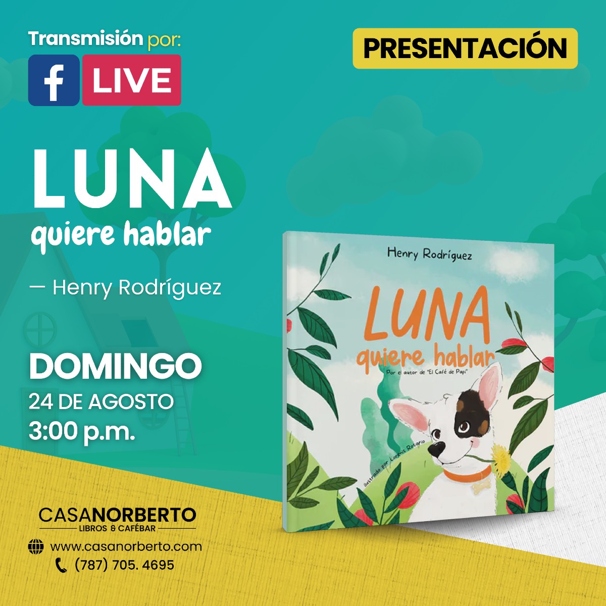 Presentación del libro: “LUNA quiere hablar” - Librería Casa Norberto