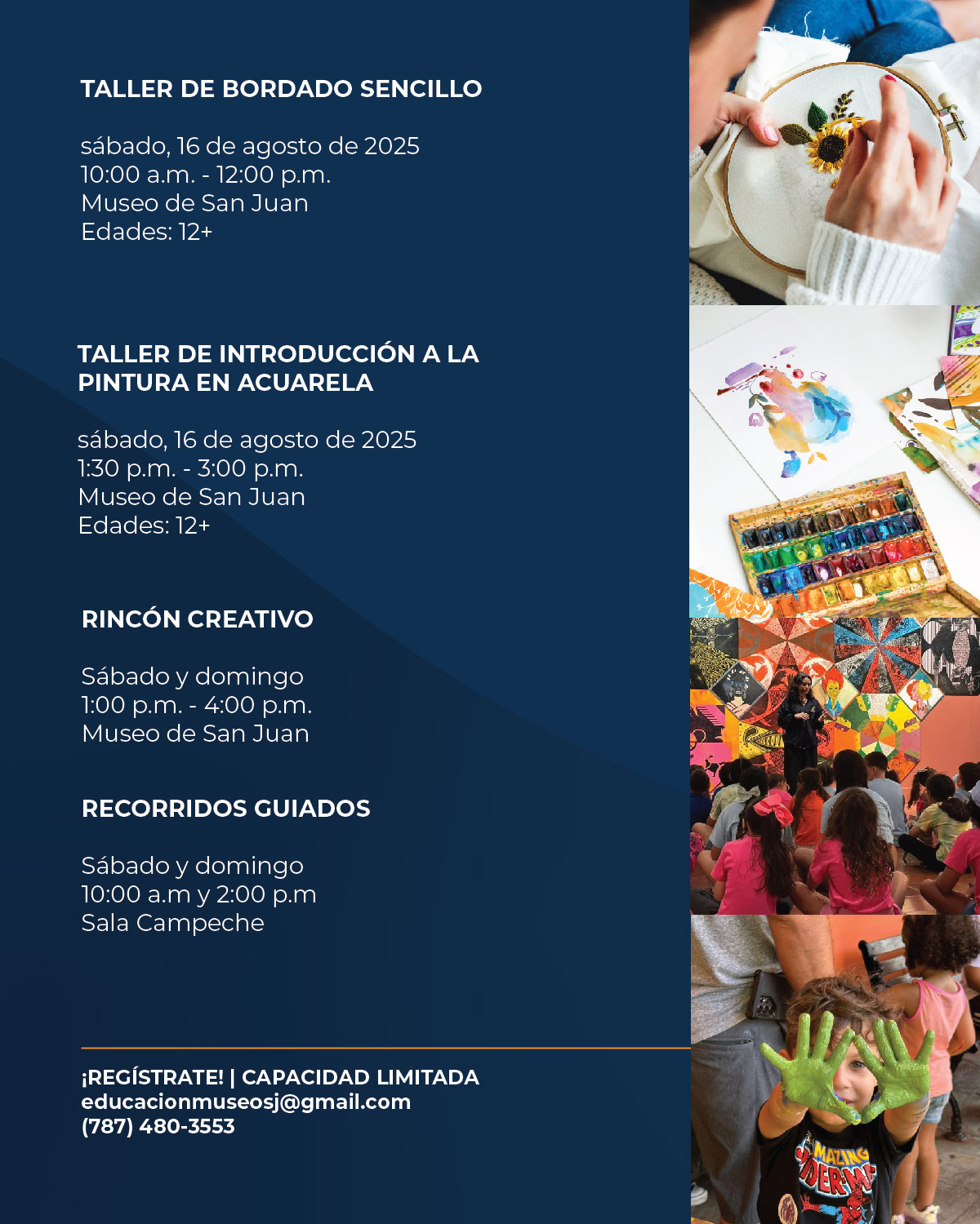 Talleres y Recorridos - Museo de San Juan