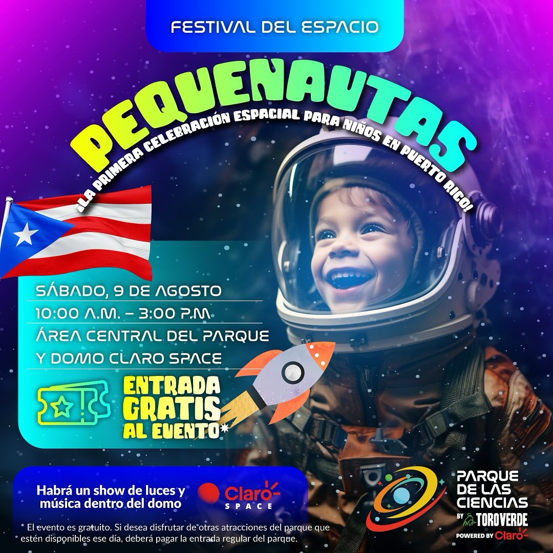 Pequenautas: Festival del Espacio - Parque de las Ciencias